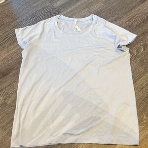 Lululemon Athletica Light Blue Ribbed Top